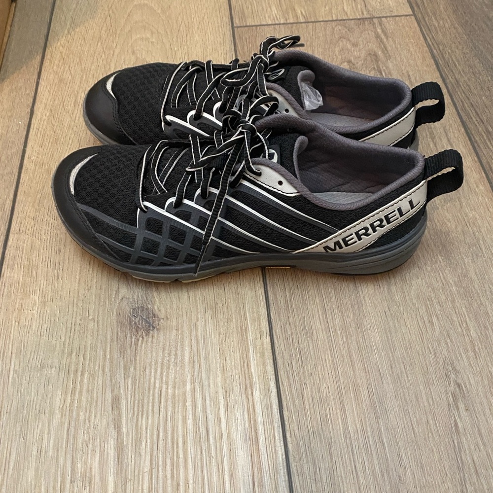 Merrell Black and Gray Athletic Shoes